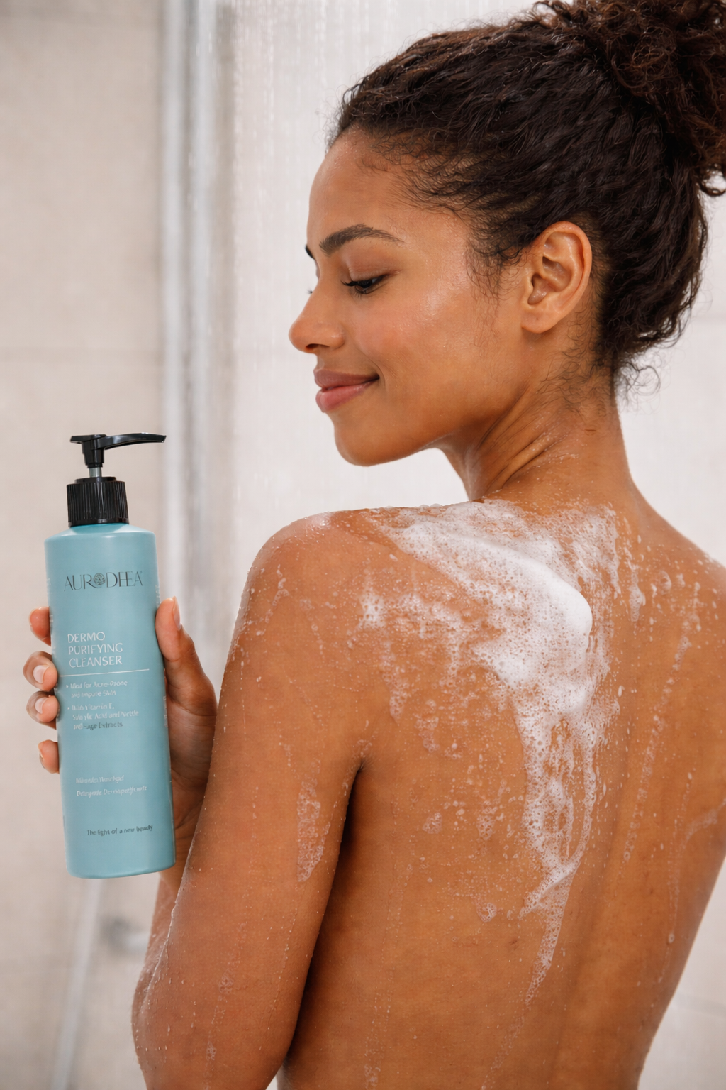 Nettoyant dermo-purifiant anti-acné à l’Acide salicylique 260 ml | Enrichi en Vitamine E et extrait d’Ortie et Sauge