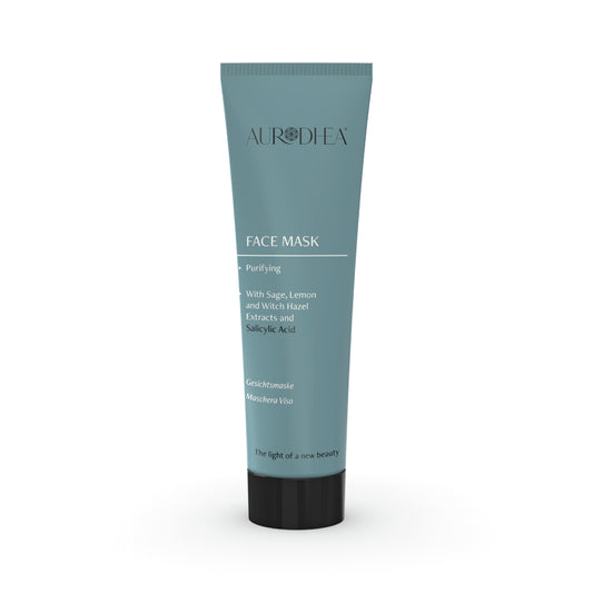 Masque visage purifiant à l’Acide Salycilique 50 ml | Enrichi en extraits de Sauge, Citron et Hamamélis